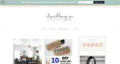 Desktop Screenshot of dwellinginhappiness.com